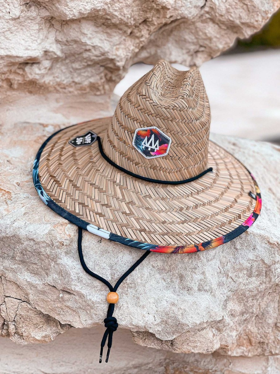 Accessories Hemlock Hat Co Wide Brim Hats | The Koa Straw Hat - Big Kids