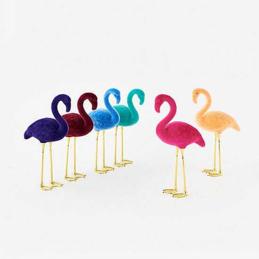 Home Decor One Hundred 80 Degrees | Flocked Flamingos