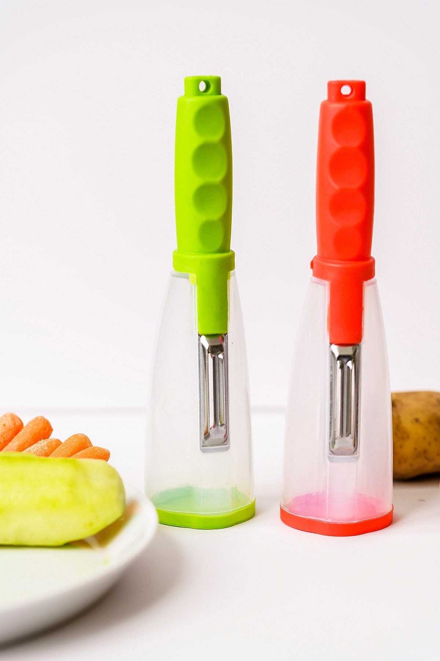 Home Decor LDW Sale | Keepin' It Tidy Fruit And Veggie Peeler Set (Ships In 1-2 Weeks)