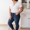 Clothing LH May Sale Denim | Mid-Rise Relaxed Fit Mineral Wash Jeans By Judy Blue