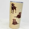 Home Decor E&S Pets | Chocolate Labrador Stainless Steel Tumbler