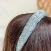 Accessories Prep Obsessed FC Headbands | Sparkling Rhinestone Padded Headband - Blue