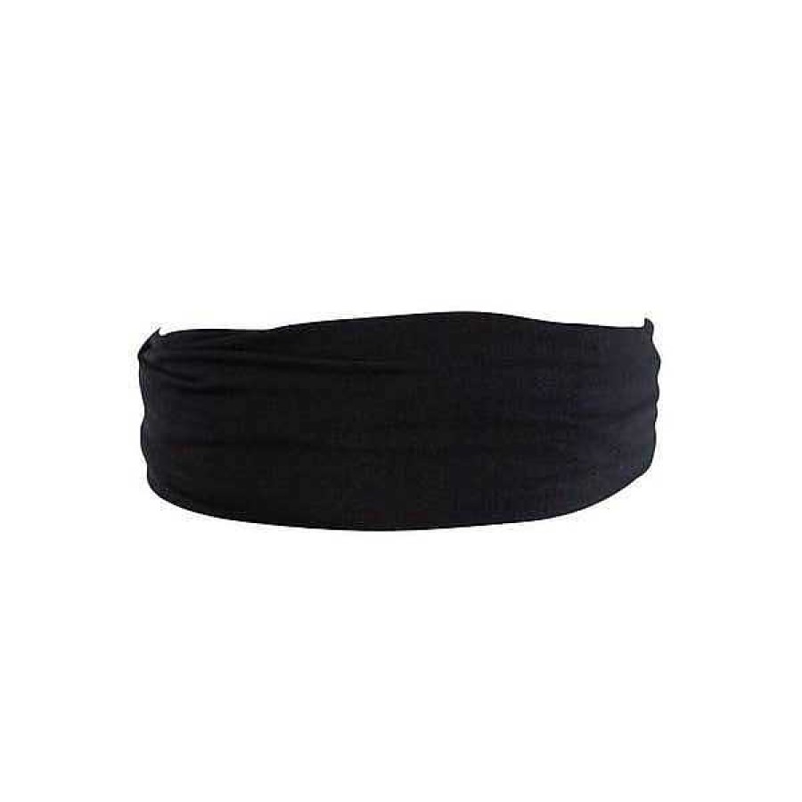 Accessories Kitsch Headbands | Silky Stretch Headband - Black