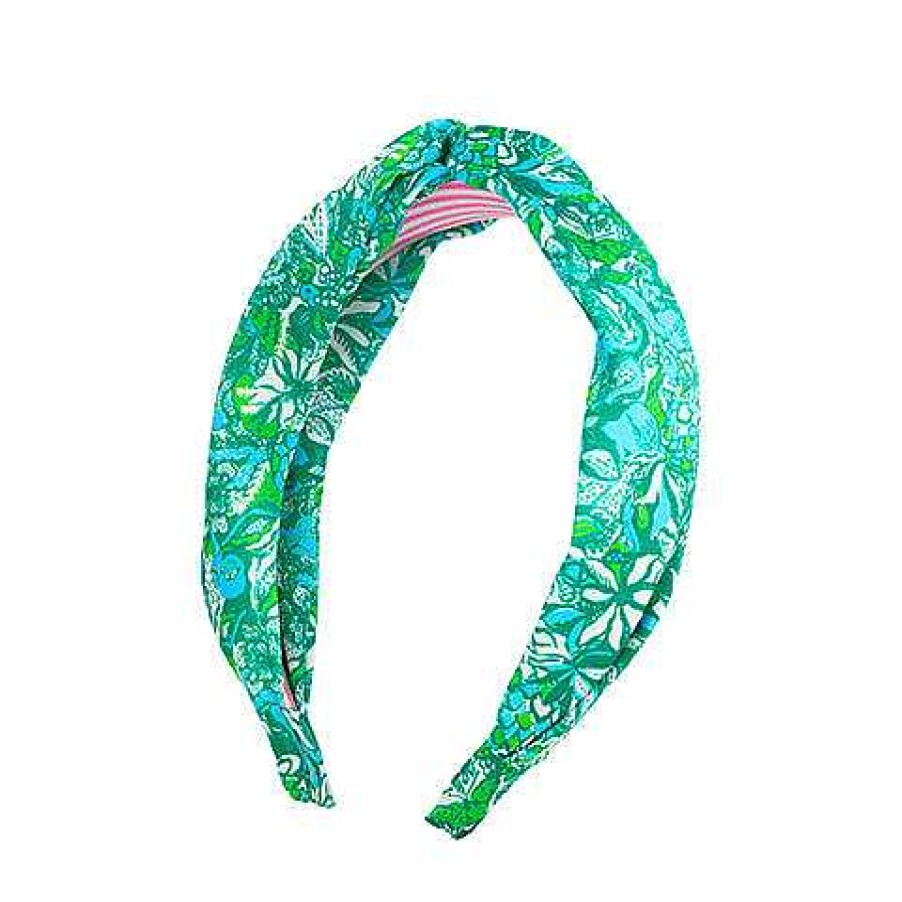 Accessories Lifeguard Press Headbands | Twist Headband By Lilly Pulitzer - Safari Sangria