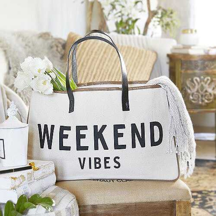 Accessories Santa Barbara Tote Bags | Weekend Vibes' Canvas Tote