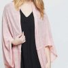 Clothing Prep Obsessed KW Kimonos | Sheer Lightweight Cocoon Kimono - Light Pink