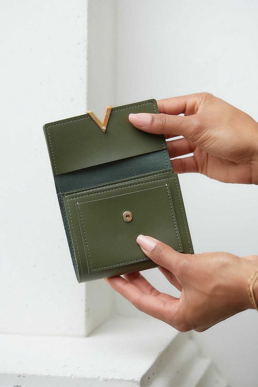 Accessories Ave Shops Wallets | True North Wallet In Green (Ships In 1-2 Weeks)