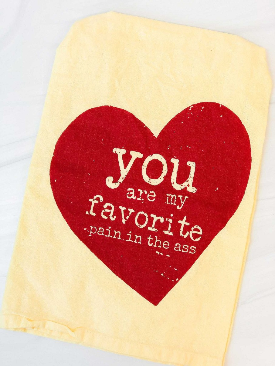 Home Decor Primitives By Kathy | You Are My Favorite' Kitchen Towel