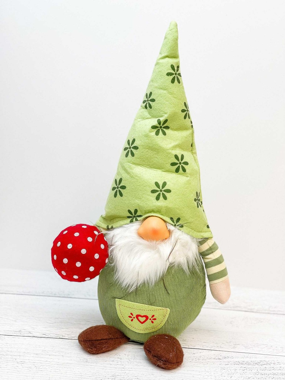 Home Decor Boston International | Garden Gnome Grifola With Mushroom