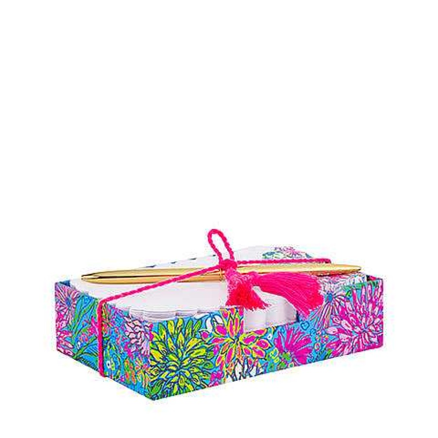 Home Decor Lifeguard Press | Notecube By Lilly Pulitzer - Walking On Sunshine