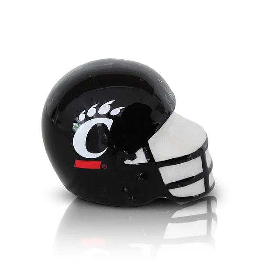 Home Decor Nora Fleming | University Of Cincinnati Football Helmet Mini By Nora Fleming