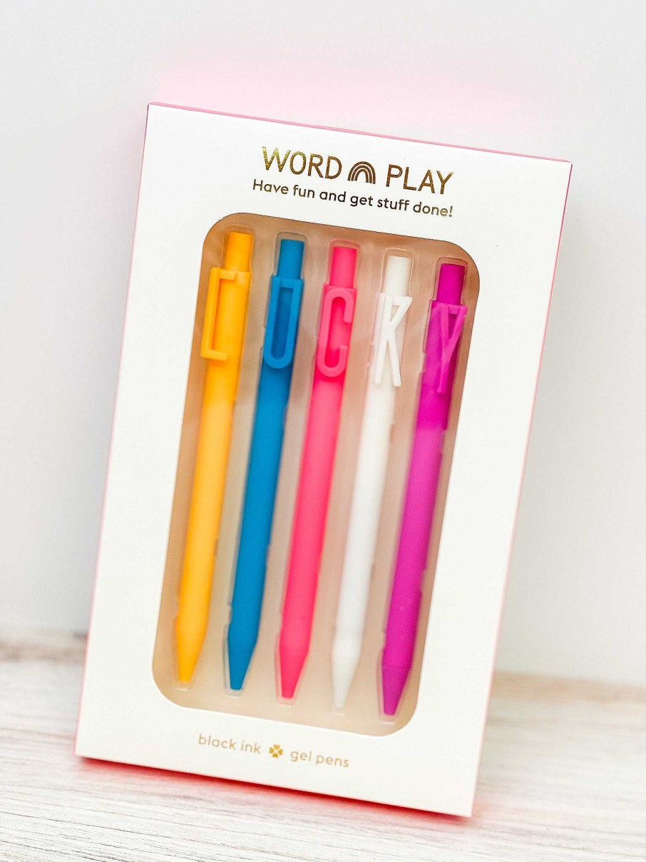 Home Decor Snifty | Lucky' Word Play Pen Set