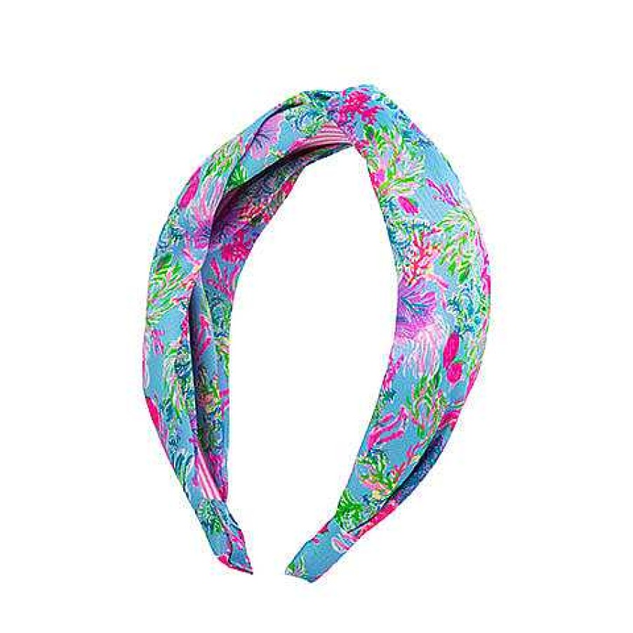 Accessories Lifeguard Press Headbands | Twist Headband By Lilly Pulitzer - Cay To My Heart