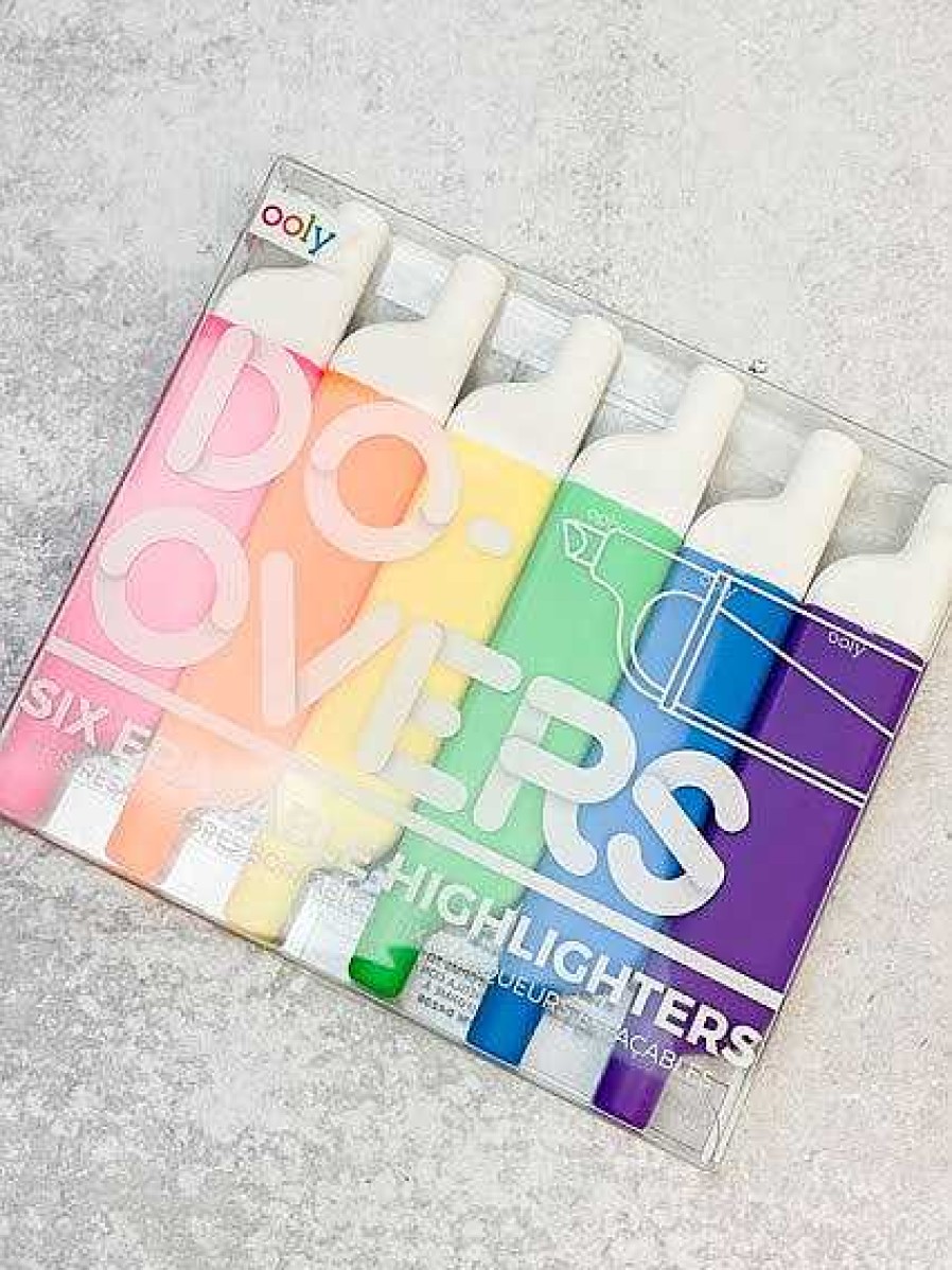 Home Decor Ooly | Do-Overs Erasable Highlighters - Set Of 6