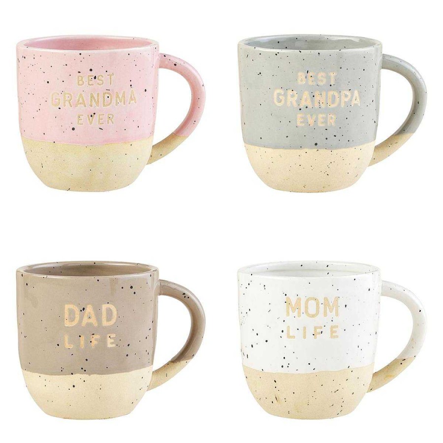 Home Decor Mud Pie | Family Life Mugs By Mud Pie