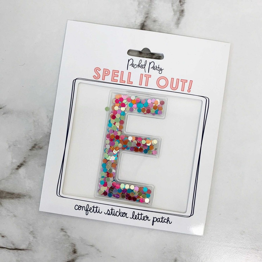 Home Decor Packed Party | Confetti Letter Stickers - Choice Of Letter