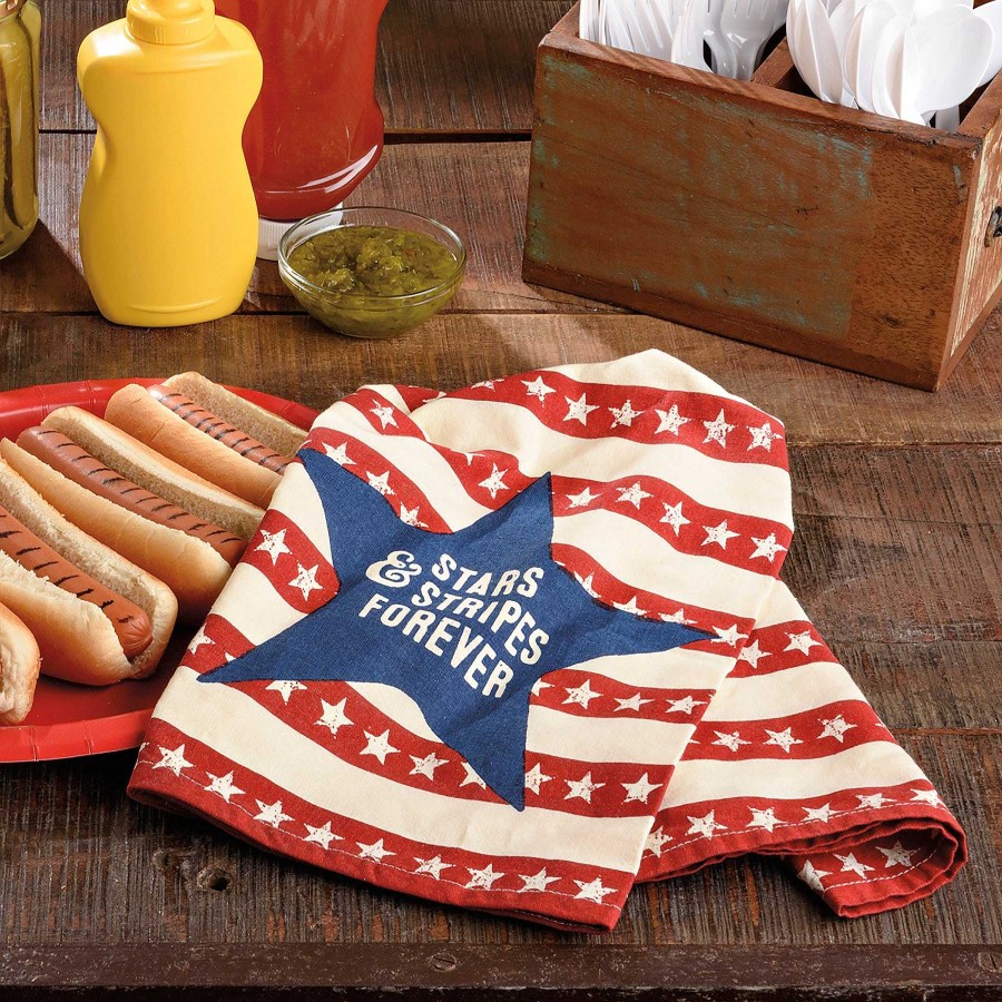 Home Decor Primitives By Kathy | Stars & Stripes Forever' Kitchen Towel