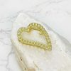 Accessories Prep Obsessed PAN Headbands | Gold Chain Heart Claw Clip