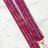 Accessories Prep Obsessed TL Crossbody Bags | Sequin Purse Strap - Red & Blue