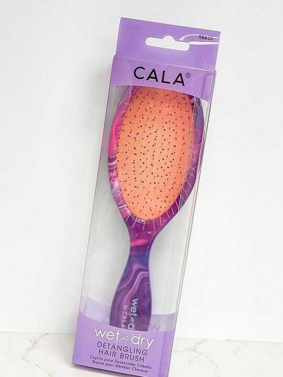 Accessories Prep Obsessed CALA Hair Ties & Clips | Wet N Dry Brush - Lavender Marble