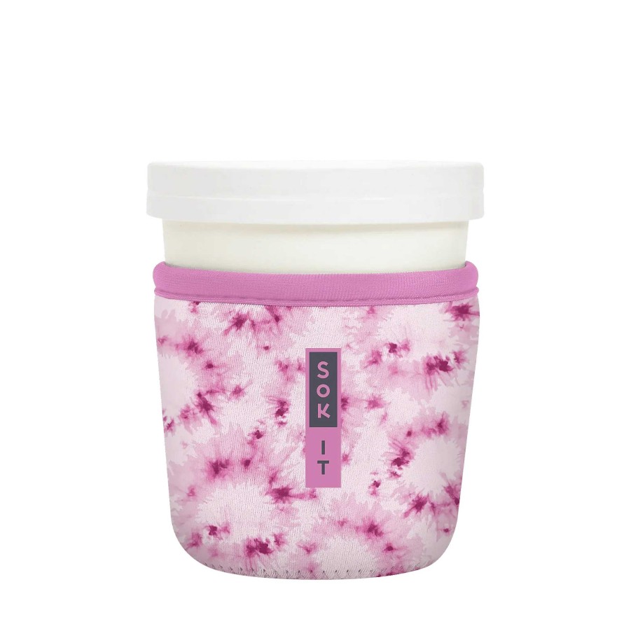 Home Decor Java Sok | Pink Splash Tie Dye Icecreamsok