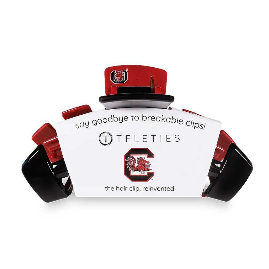 Accessories Teleties Hair Ties & Clips | Large Teleties Claw Clip - University Of South Carolina