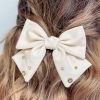 Accessories Prep Obsessed PR Hair Ties & Clips | Rhinestone Embellished Hair Bow Barrette